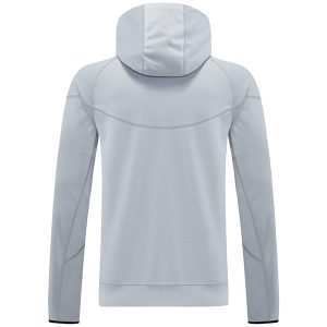 Alternative view of Chaqueta Con Capucha Barcelona 2025 2026 Gris Claro