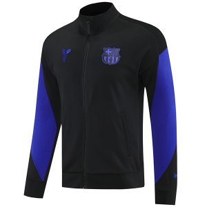 Ropa Deportiva Con Cremallera Larga Barcelona 2025 2026 Negro Purpura