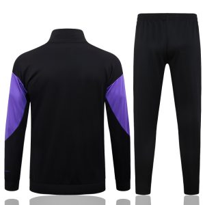 Alternative view of Conjunto Completo Ropa Deportiva Con Cremallera Larga Barcelona 2025 2026 Negro I Purpura