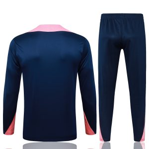 Alternative view of Conjunto Completo Sudadera Entrenamiento Barcelona 2025 2026 Azul Marino Rosa